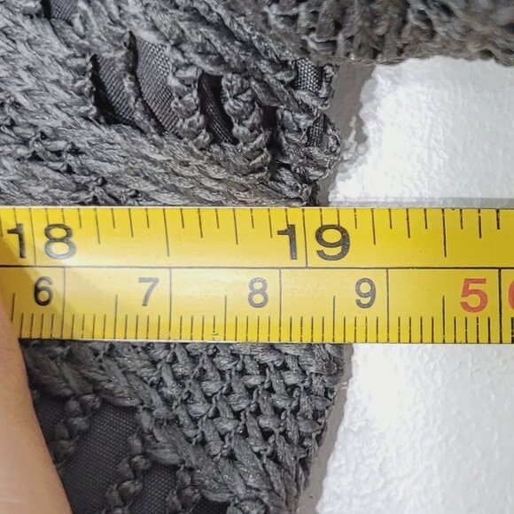 Adrianna Papell NEW Gray Floral Lace Overlay Short Sleeve Sheath Dress 12P NWT - Picture 10 of 11